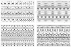 12 Tribal Seamless Patterns