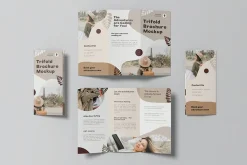 Trifold Brochure Mockups