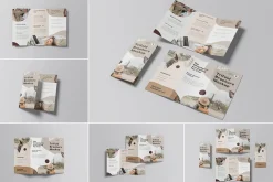 Trifold Brochure Mockups