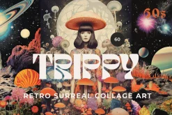 TRIPPY Retro Surreal Posters
