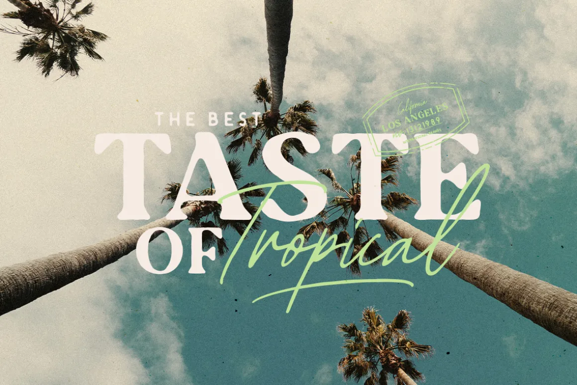 Tropica Gardens - Font Trio (+LOGOS)