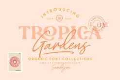 Tropica Gardens - Font Trio (+LOGOS)
