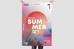 Tropical Events 3 PSD Flyers / Card
