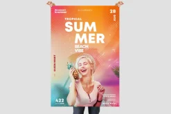 Tropical Events 3 PSD Flyers / Card