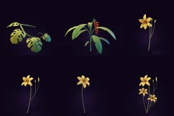 Tropical Plants Pack - Rigged