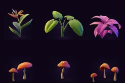 Tropical Plants Pack - Rigged