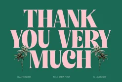 Tropic Fresh Bold Vintage Serif