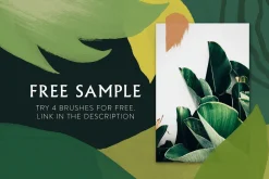 Tropics Photoshop&Procreate Brushes