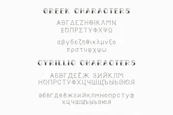 True Mama Cyrillic Typeface Greek