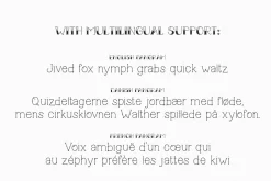 True Mama Cyrillic Typeface Greek