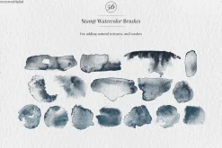 True Watercolor Procreate Brushes
