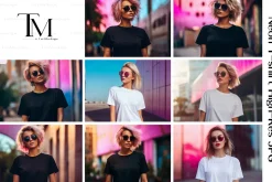 100 T-shirt Mockup Bundle