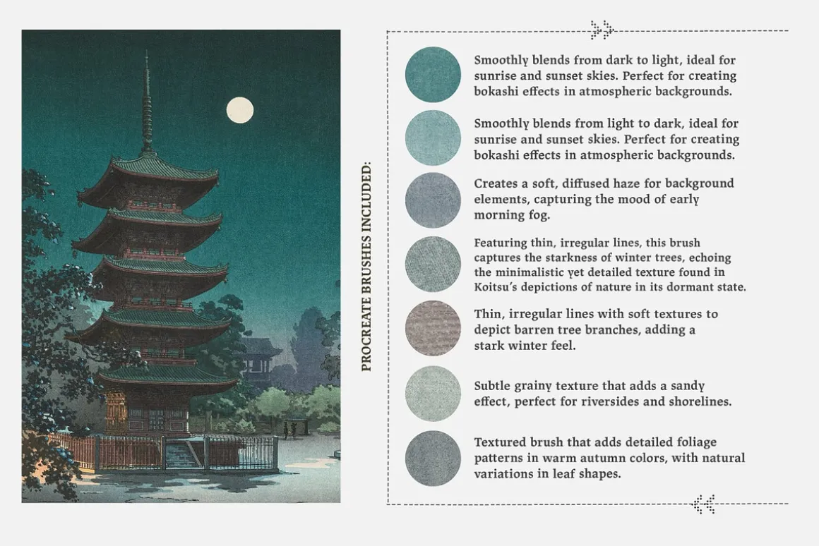 Tsuchiya Koitsu Procreate Kit
