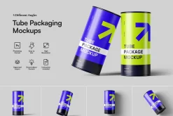 Tube Packaging Mockups
