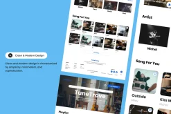 TuneTrove - Music Player Landing Pag