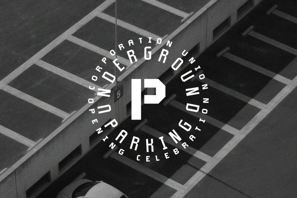 Typehead Industrial Stencil | Font