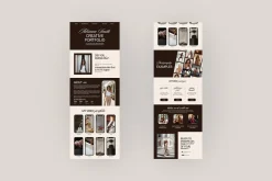 UGC Portfolio Canva Website Template