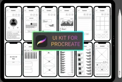 UI KIT Prototyping Procreate