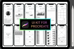 UI KIT Prototyping Procreate