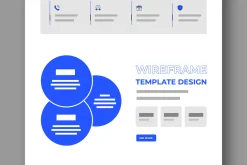 UI Website Wireframe Layout Kit