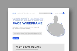 UI Website Wireframe Layout Kit