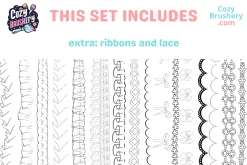 Ultimate Frill Ruffle Brushes