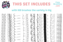 Ultimate Frill Ruffle Brushes
