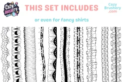 Ultimate Frill Ruffle Brushes