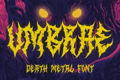 Umbrae Death Metal Font