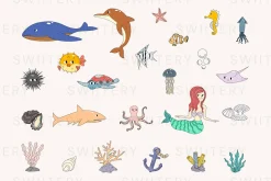 Under The Sea Clipart - Swiitery