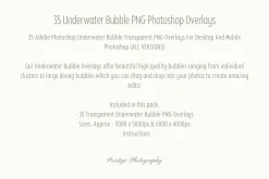 Underwater Bubble Photoshop Overlays