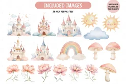 Unicorn And Princess Clipart