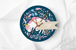 Unicorns in fairy flowers