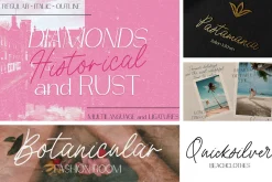 Unique 82in1 Handwritten font