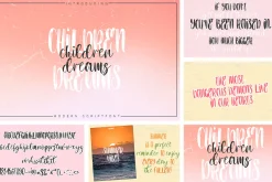 Unique 82in1 Handwritten font