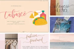 Unique 82in1 Handwritten font