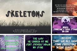 Unique 82in1 Handwritten font