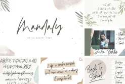 Unique 82in1 Handwritten font