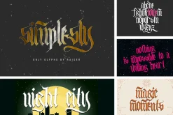 Unique 82in1 Handwritten font
