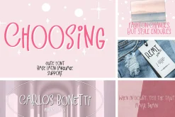 Unique 82in1 Handwritten font