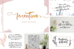 Unique 82in1 Handwritten font