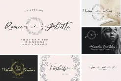 Unique 82in1 Handwritten font