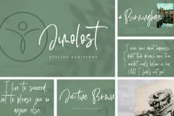 Unique 82in1 Handwritten font