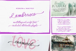 Unique 82in1 Handwritten font