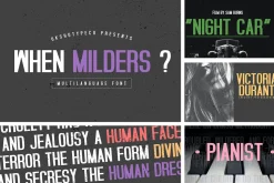 Unique 82in1 Handwritten font