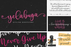 Unique 82in1 Handwritten font
