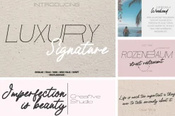 Unique 82in1 Handwritten font