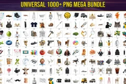 Universal PNG Clipart Mega Bundle