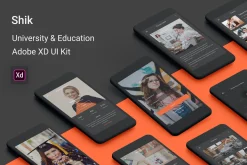 University & Education XD UI Kit