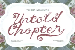 Untold Chapter Rustic Script & Serif